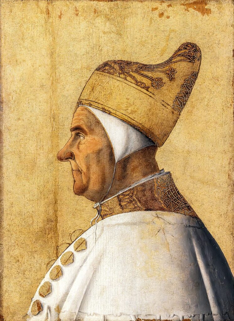 Portrait of Doge Giovanni Mocenigo by Gentile Bellini