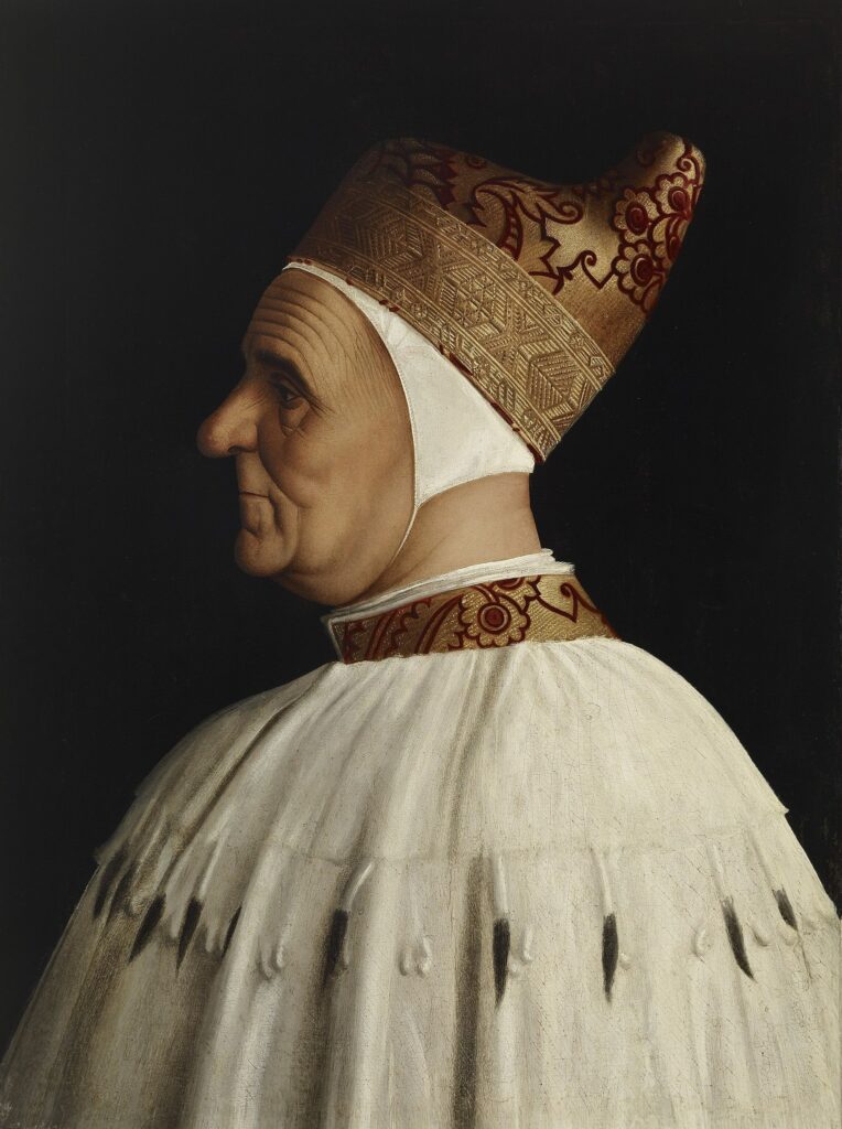 Portrait of Doge Giovanni Mocenigo by Gentile Bellini