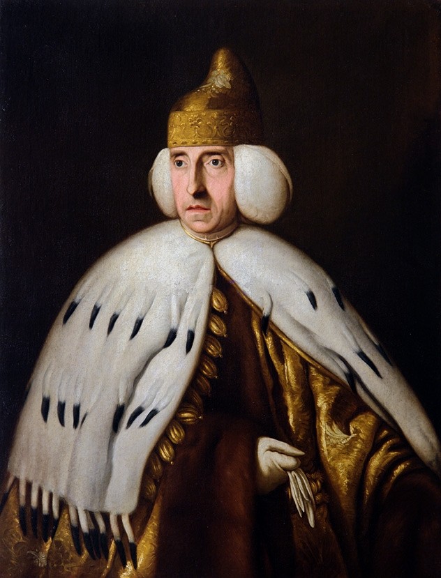 Portrait of Doge Ludovico Manin by Bernardino Castelli, the last doge of Venice