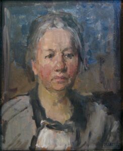 Posthumous portrait of Jo Van Gogh-Bonyer, painting by Isaac Israëls
