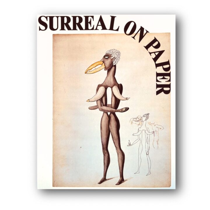 Surreal on Paper exhibition catalog, SMK National Gallery of Denmark, Surrealist works on paper art book