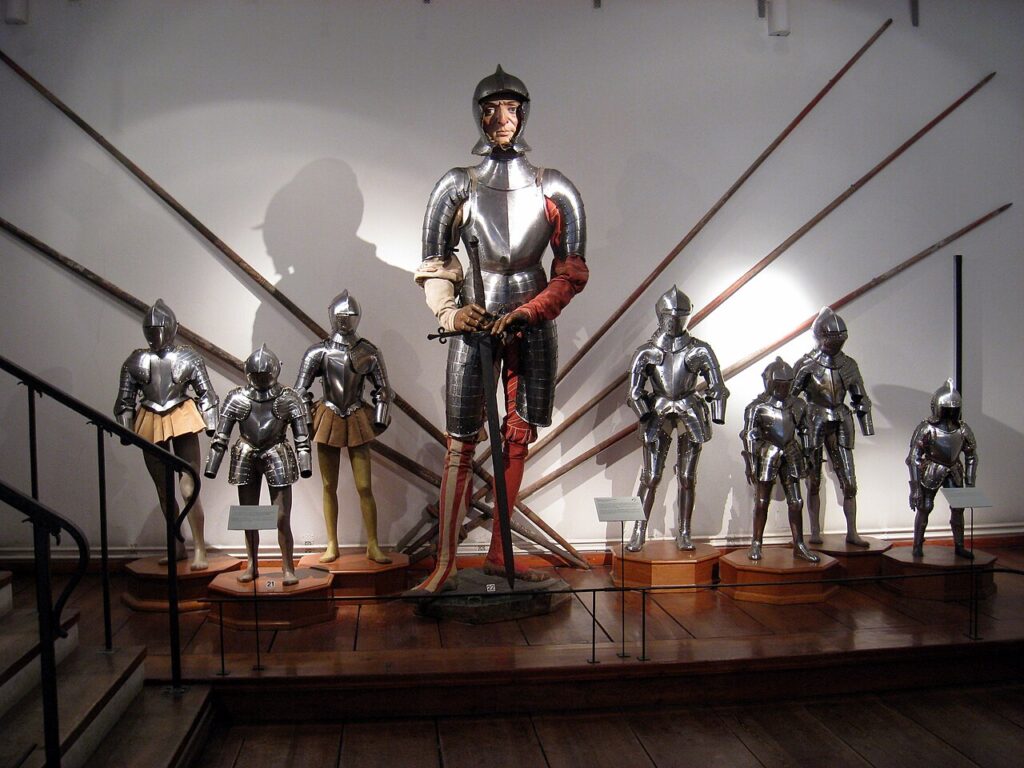 Armor collection. Schloss Ambras, Innsbruck