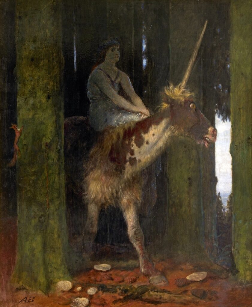 Image of the painting Silence of the Forest by Arnold Böcklin