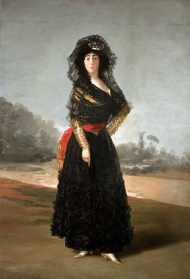 Image of the painting The Duchess of Alba by Francisco Goya