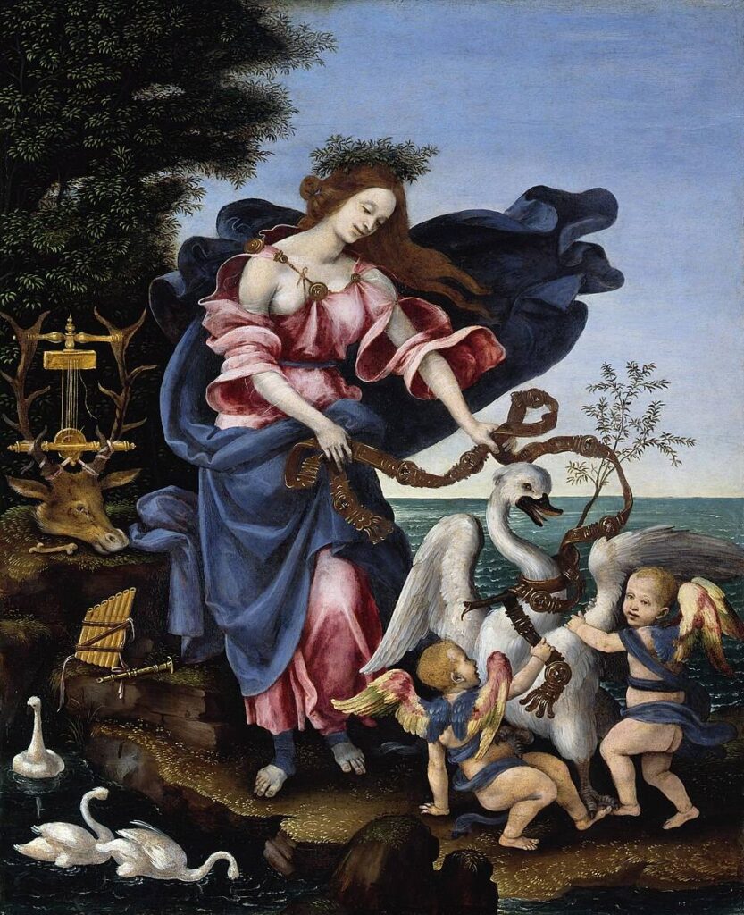 Image of the painting Allegory of Music by Filippino Lippi