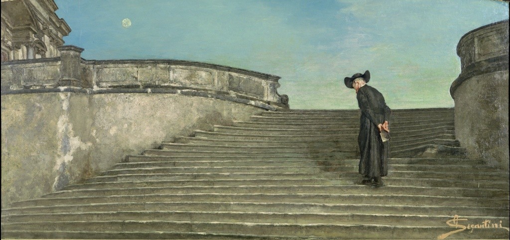 Giovanni Segantini Early Mass painting