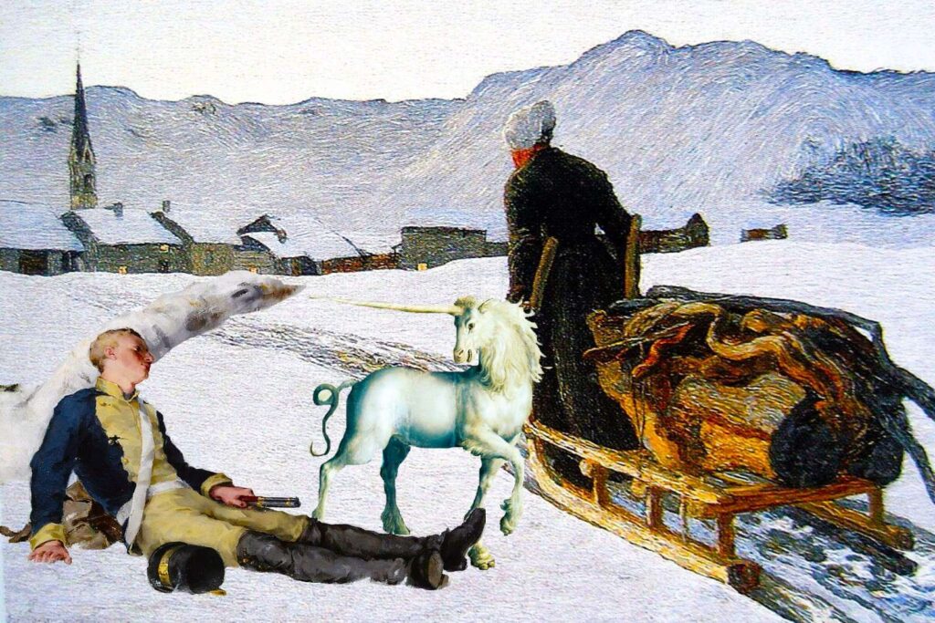 Collage of artworks by artists featured in December 2025 art exhibitions