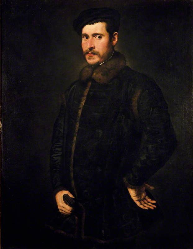 Tintoretto, Portrait of a Gentleman, circa 1550, oil on canvas