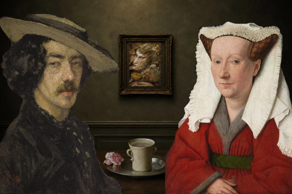 Collage of artworks featured in major European art exhibitions in fall 2026